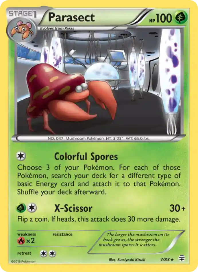 parasect-rare-generations-007-83-pokemon-karti.webp Parasect - Rare - Generations - 007/83 - Pokemon Kartı - Görsel 1