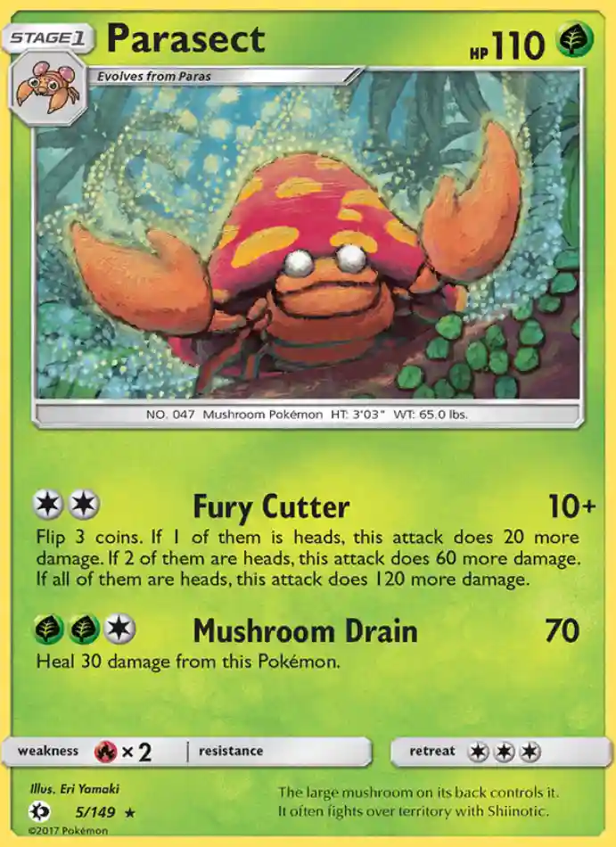 parasect-rare-sun-moon-005-149-pokemon-karti.webp Parasect - Rare - Sun & Moon - 005/149 - Pokemon Kartı - Görsel 1