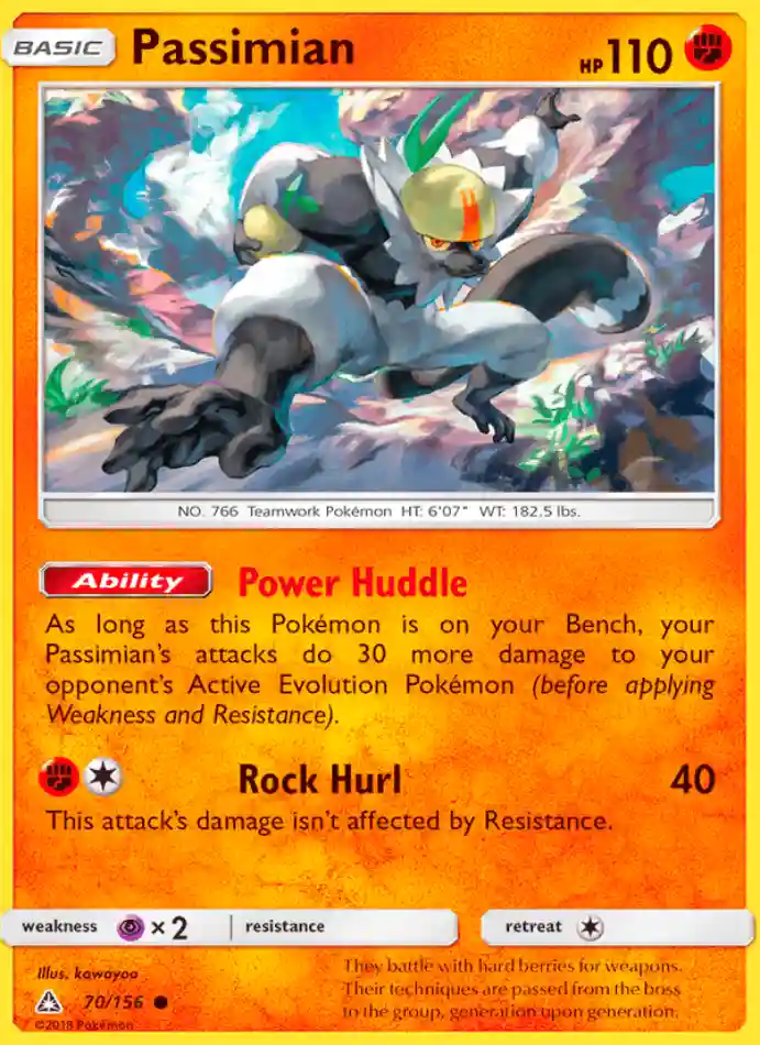 passimian-common-ultra-prism-070-156-pokemon-karti.webp Passimian - Reverse Holo Common - Ultra Prism - 070/156 - Pokemon Kartı - Görsel 1