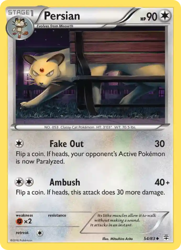 persian-uncommon-generations-054-83-pokemon-karti.webp Persian - Reverse Holo Uncommon - Generations - 054/83 - Pokemon Kartı - Görsel 1