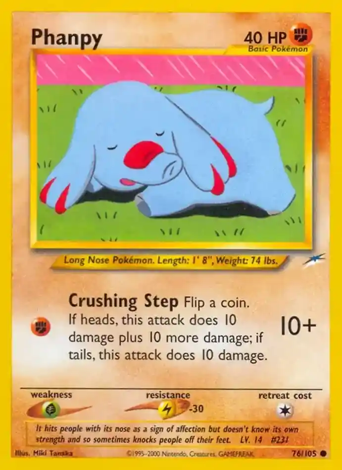 phanpy-common-neo-destiny-076-105-pokemon-karti.webp Phanpy - Common - Neo Destiny - 076/105 - Pokemon Kartı - Görsel 1