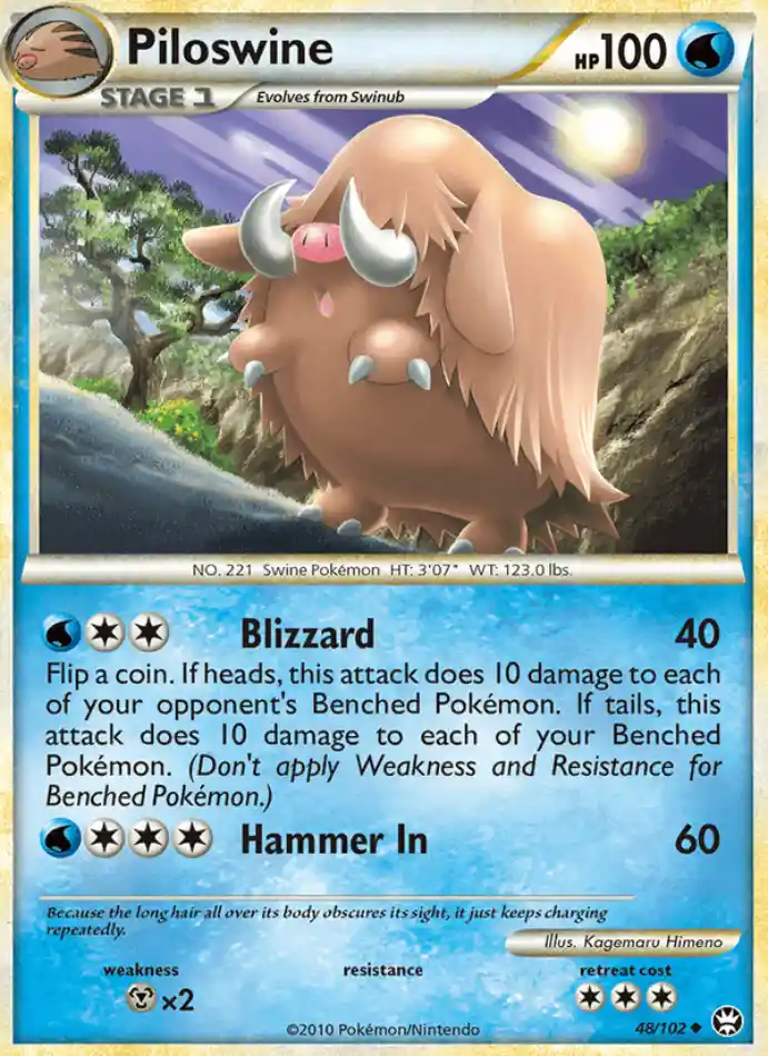 piloswine-uncommon-triumphant-048-102-pokemon-karti.webp Piloswine - Reverse Holo Uncommon - Triumphant - 048/102 - Pokemon Kartı - Görsel 1