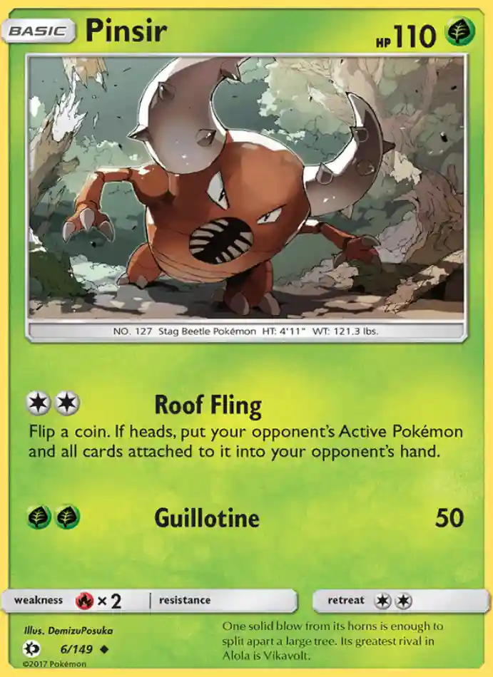 pinsir-uncommon-sun-moon-006-149-pokemon-karti.webp Pinsir - Uncommon - Sun & Moon - 006/149 - Pokemon Kartı - Görsel 1
