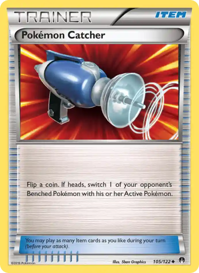pokemon-catcher-uncommon-breakpoint-105-122-trainer-karti.webp Pokémon Catcher - Reverse Holo Uncommon - BREAKpoint - 105/122 - Trainer Kartı - Görsel 1