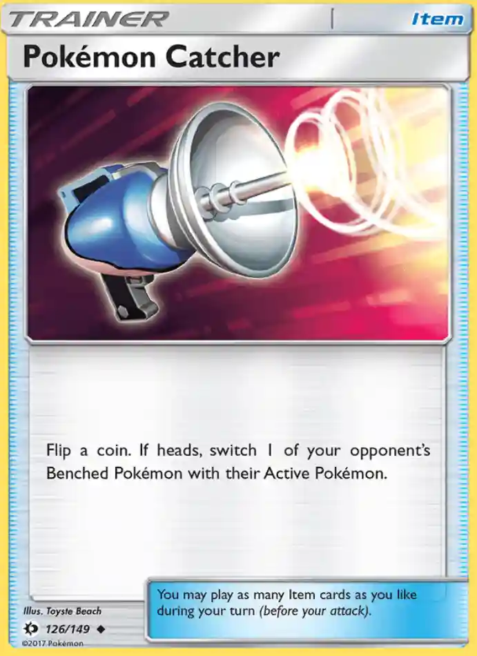 pokemon-catcher-uncommon-sun-moon-126-149-trainer-karti.webp Pokémon Catcher - Uncommon - Sun & Moon - 126/149 - Trainer Kartı - Görsel 1