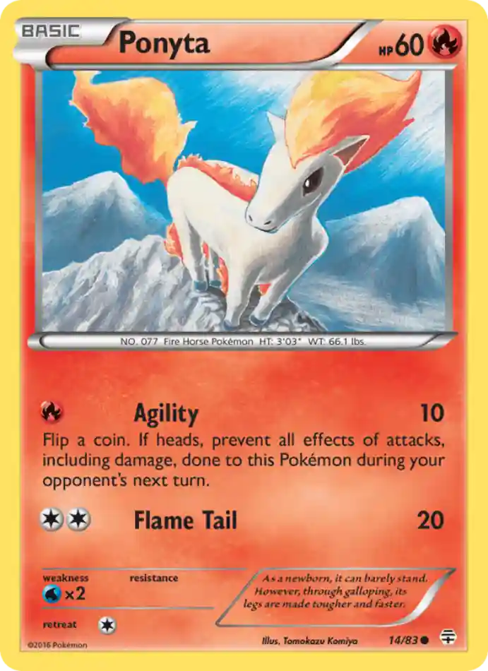 ponyta-common-generations-014-83-pokemon-karti.webp Ponyta - Common - Generations - 014/83 - Pokemon Kartı - Görsel 1