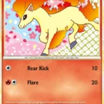 Ponyta - Reverse Holo Common - Triumphant - 072/102 - Pokemon Kartı