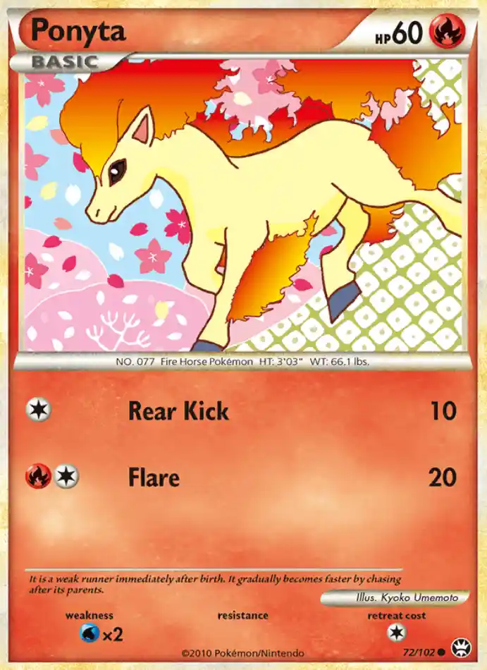 ponyta-common-triumphant-072-102-pokemon-karti.webp Ponyta - Common - Triumphant - 072/102 - Pokemon Kartı - Görsel 1