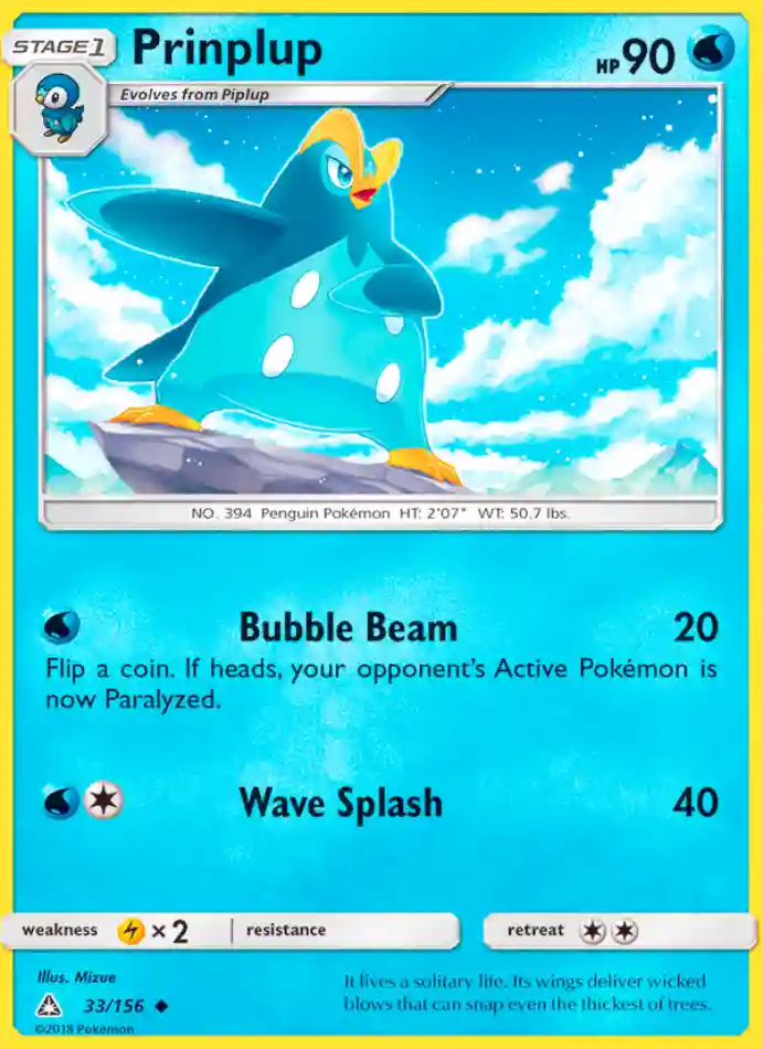 prinplup-uncommon-ultra-prism-033-156-pokemon-karti.webp Prinplup - Uncommon - Ultra Prism - 033/156 - Pokemon Kartı - Görsel 1