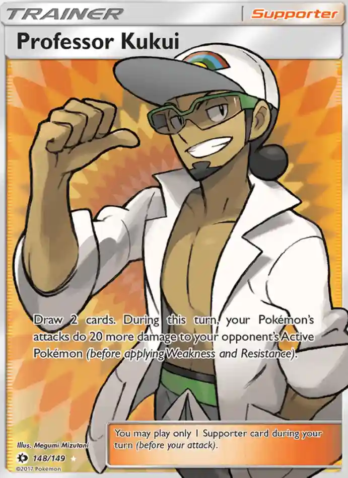 professor-kukui-ultra-rare-sun-moon-148-149-trainer-karti.webp Professor Kukui - Ultra Rare - Sun & Moon - 148/149 - Trainer Kartı - Görsel 1