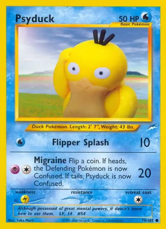psyduck-common-neo-destiny-079-105-pokemon-karti.webp Psyduck - Common - Neo Destiny - 079/105 - Pokemon Kartı - Görsel 1