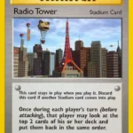 Radio Tower - Rare - Neo Destiny - 095/105 - Trainer Kartı