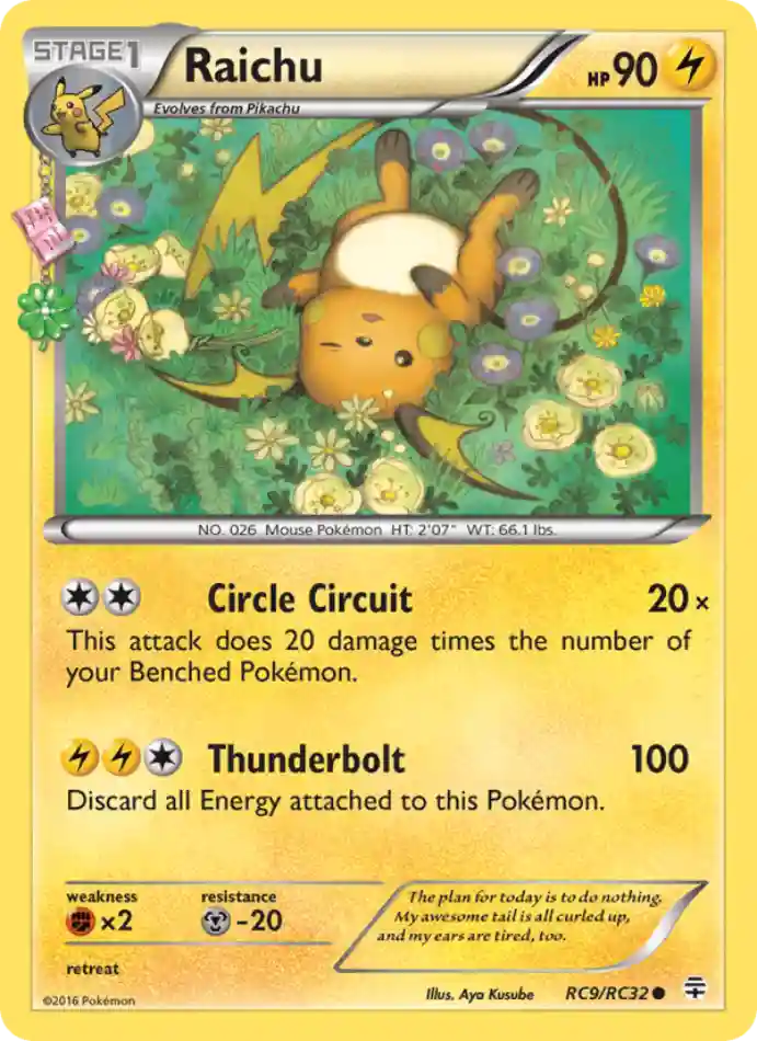 raichu-common-generations-NaN-83-pokemon-karti.webp Raichu - Common - Generations - RC38 - Pokemon Kartı - Görsel 1