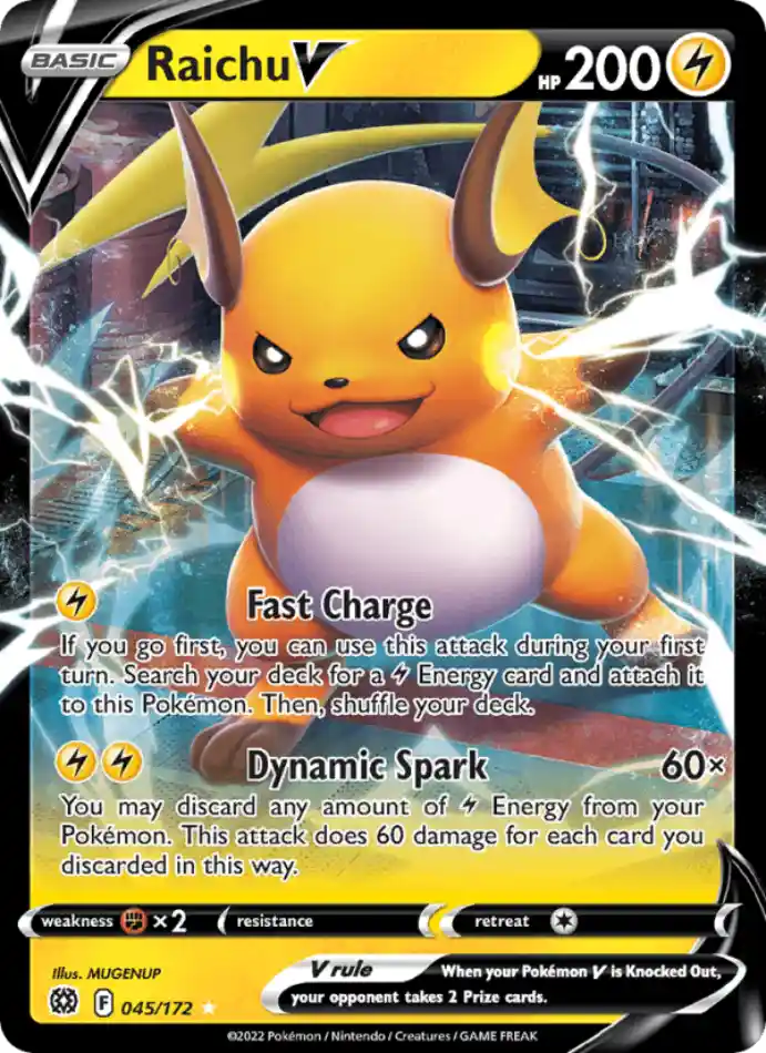 raichu-v-holo-rare-v-brilliant-stars-045-172-pokemon-karti.webp Raichu V - Holo Rare V - Brilliant Stars - 045/172 - Pokemon Kartı - Görsel 1