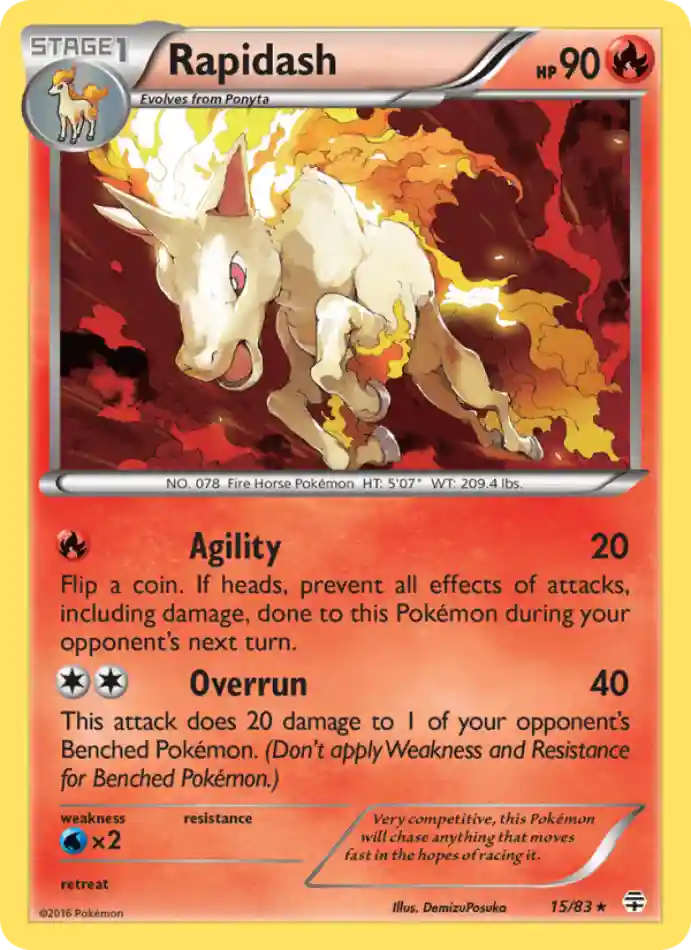 rapidash-rare-generations-015-83-pokemon-karti.webp Rapidash - Rare - Generations - 015/83 - Pokemon Kartı - Görsel 1