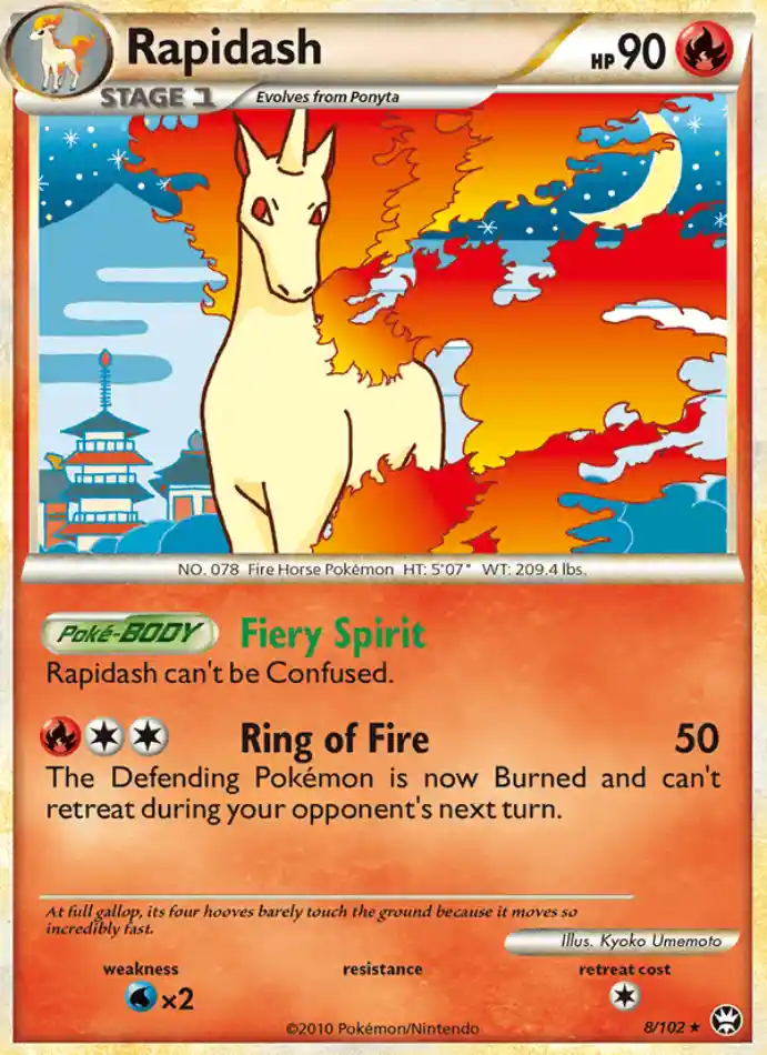 rapidash-rare-holo-triumphant-008-102-pokemon-karti.webp Rapidash - Reverse Holo Rare - Triumphant - 008/102 - Pokemon Kartı - Görsel 1