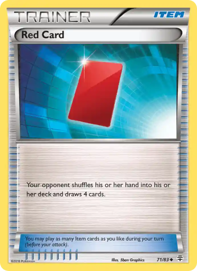 red-card-uncommon-generations-071-83-trainer-karti.webp Red Card - Reverse Holo Uncommon - Generations - 071/83 - Trainer Kartı - Görsel 1