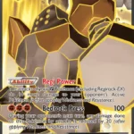 Regirock EX - Ultra Rare - Fates Collide - 043a/124 - Pokemon Kartı