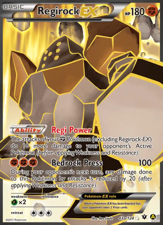 regirock-ex-ultra-rare-fates-collide-043a-124-pokemon-karti.webp Regirock EX - Ultra Rare - Fates Collide - 043a/124 - Pokemon Kartı - Görsel 1