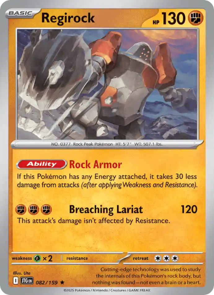 regirock-holo-rare-journey-together-082-159-pokemon-karti.webp Regirock - Reverse Holo Rare - Journey Together - 082/159 - Pokemon Kartı - Görsel 1