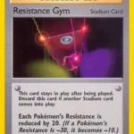 Resistance Gym - Rare - Gym Challenge - 109/132 - Trainer Kartı