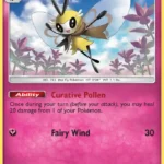 Ribombee - Reverse Holo Rare - Sun & Moon - 093/149 - Pokemon Kartı