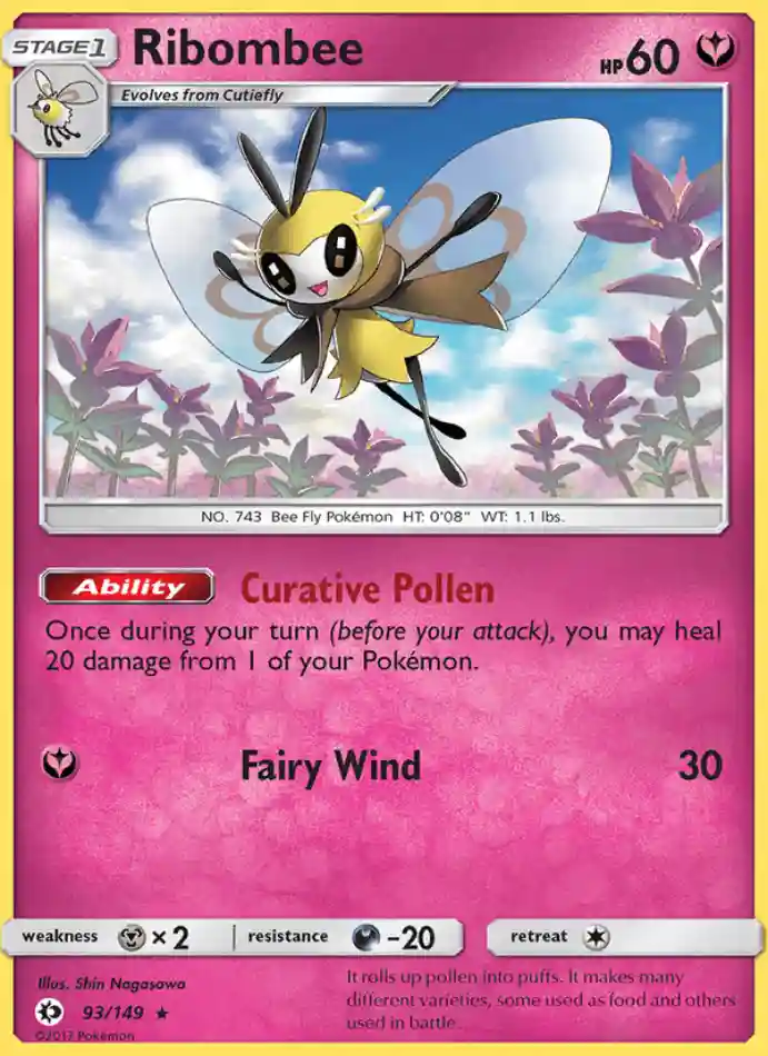 ribombee-rare-sun-moon-093-149-pokemon-karti.webp Ribombee - Holo Rare - Sun & Moon - 093/149 - Pokemon Kartı - Görsel 1