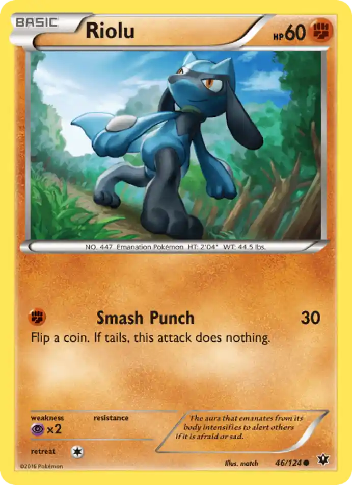 riolu-common-fates-collide-046-124-pokemon-karti.webp Riolu - Reverse Holo Common - Fates Collide - 046/124 - Pokemon Kartı - Görsel 1