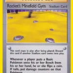 Rocket's Minefield Gym - Uncommon - Gym Challenge - 119/132 - Trainer Kartı