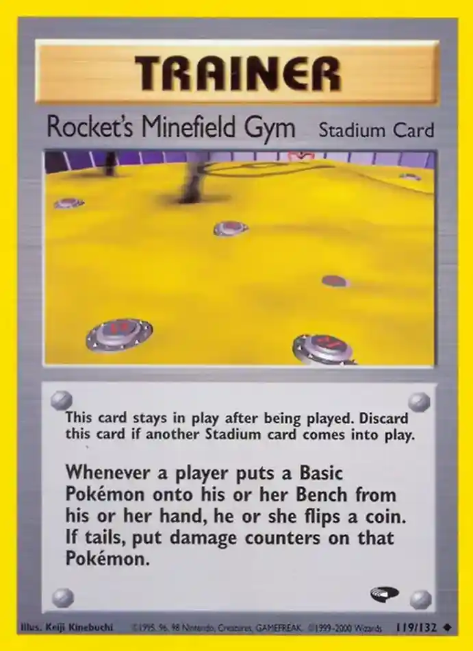 rocket-s-minefield-gym-uncommon-gym-challenge-119-132-trainer-karti.webp Rocket's Minefield Gym - Uncommon - Gym Challenge - 119/132 - Trainer Kartı - Görsel 1