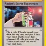 Rocket's Secret Experiment - Uncommon - Gym Challenge - 120/132 - Trainer Kartı