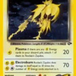 Rocket's Zapdos - Rare Holo - Gym Challenge - 015/132 - Pokemon Kartı