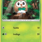 Rowlet - Reverse Holo Common - Sun & Moon - 009/149 - Pokemon Kartı
