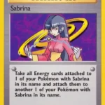 Sabrina - Rare - Gym Challenge - 110/132 - Trainer Kartı