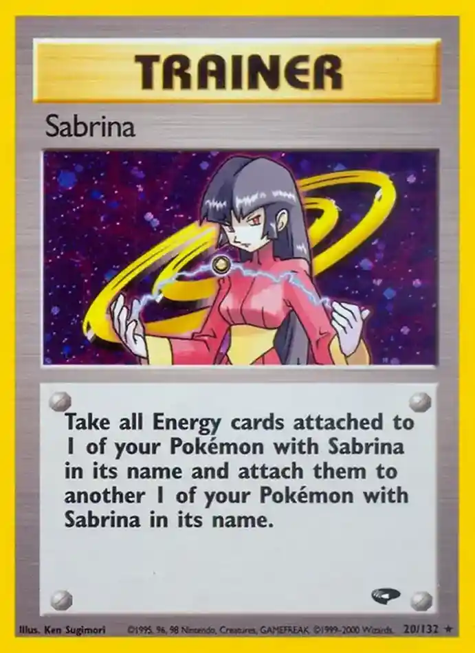 sabrina-rare-holo-gym-challenge-020-132-trainer-karti.webp Sabrina - Rare Holo - Gym Challenge - 020/132 - Trainer Kartı - Görsel 1