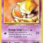 Sabrina's Abra - Common - Gym Heroes - 091/132 - Pokemon Kartı