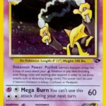Sabrina's Alakazam - Rare Holo - Gym Challenge - 016/132 - Pokemon Kartı