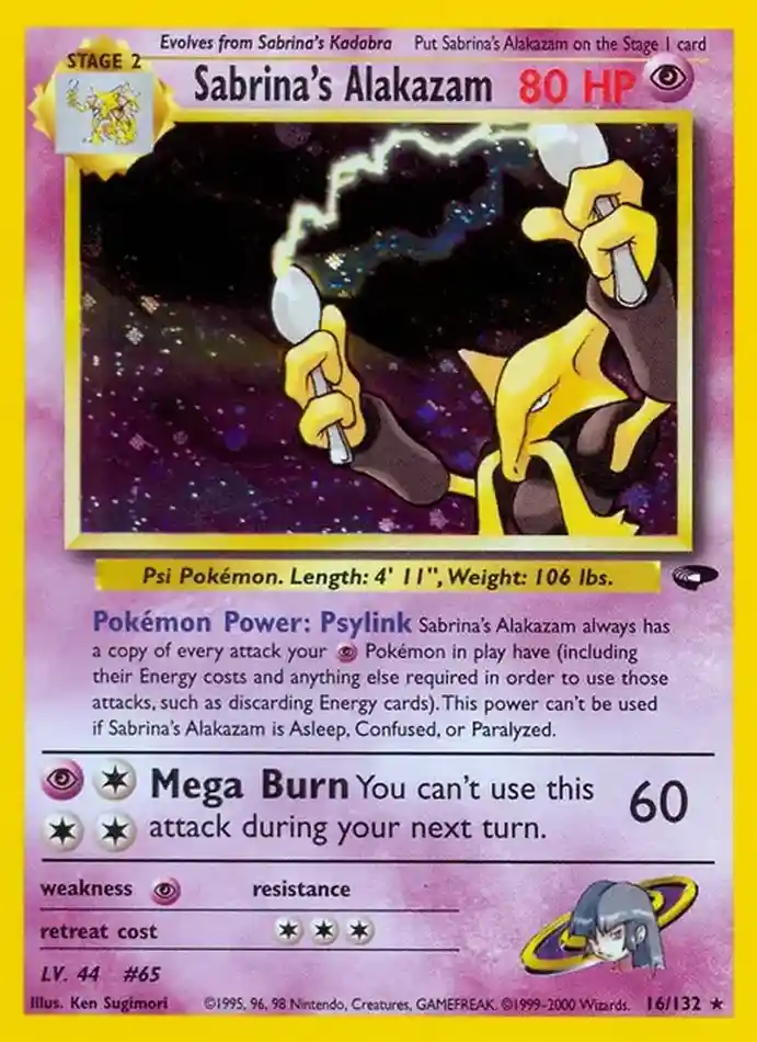sabrina-s-alakazam-rare-holo-gym-challenge-016-132-pokemon-karti.webp Sabrina's Alakazam - Rare Holo - Gym Challenge - 016/132 - Pokemon Kartı - Görsel 1