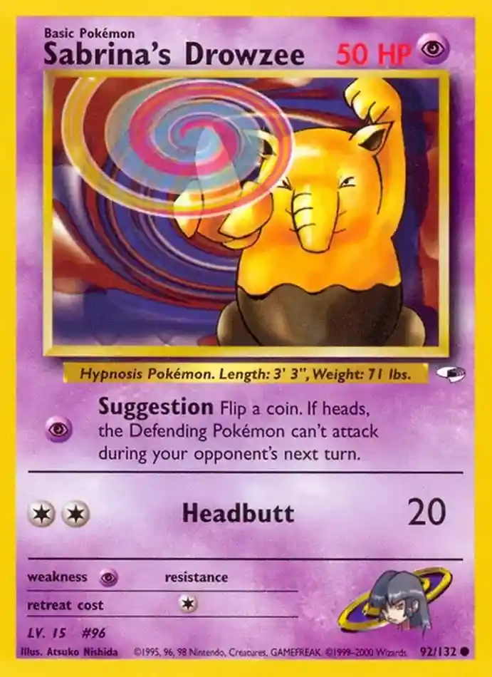 sabrina-s-drowzee-common-gym-heroes-092-132-pokemon-karti.webp Sabrina's Drowzee - Common - Gym Heroes - 092/132 - Pokemon Kartı - Görsel 1