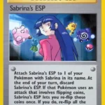 Sabrina's ESP - Uncommon - Gym Heroes - 117/132 - Trainer Kartı