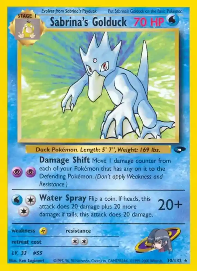 sabrina-s-golduck-rare-gym-challenge-030-132-pokemon-karti.webp Sabrina's Golduck - Rare - Gym Challenge - 030/132 - Pokemon Kartı - Görsel 1