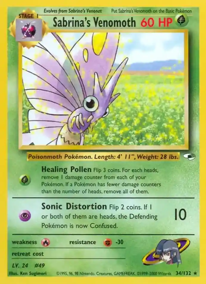 sabrina-s-venomoth-rare-holo-gym-heroes-034-132-pokemon-karti.webp Sabrina's Venomoth - Rare Holo - Gym Heroes - 034/132 - Pokemon Kartı - Görsel 1