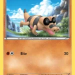 Sandile - Reverse Holo Common - Emerging Powers - 060/98 - Pokemon Kartı