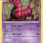 Scolipede - Reverse Holo Rare - Emerging Powers - 040/98 - Pokemon Kartı