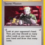 Secret Mission - Uncommon - Gym Heroes - 118/132 - Trainer Kartı