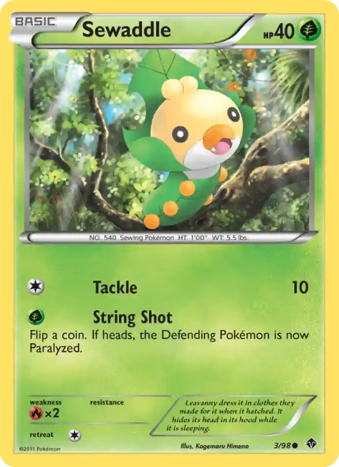 sewaddle-common-emerging-powers-003-98-pokemon-karti.webp Sewaddle - Common - Emerging Powers - 003/98 - Pokemon Kartı - Görsel 1