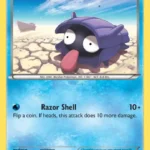 Shellder - Reverse Holo Common - BREAKpoint - 022/122 - Pokemon Kartı