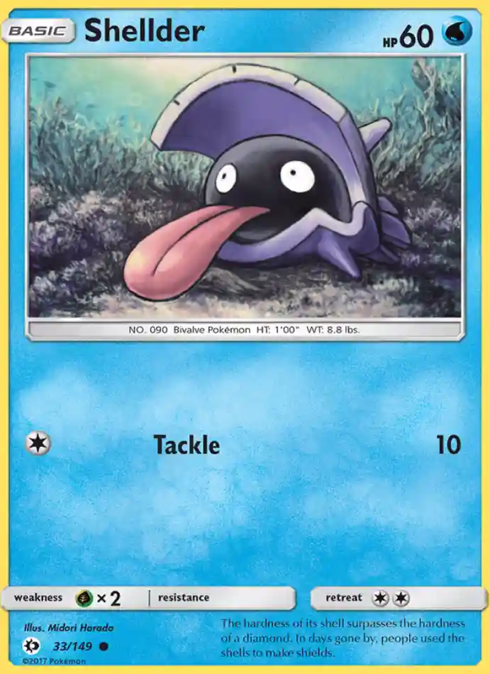 shellder-common-sun-moon-033-149-pokemon-karti.webp Shellder - Common - Sun & Moon - 033/149 - Pokemon Kartı - Görsel 1