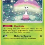 Shiinotic - Reverse Holo Rare - Sun & Moon - 017/149 - Pokemon Kartı