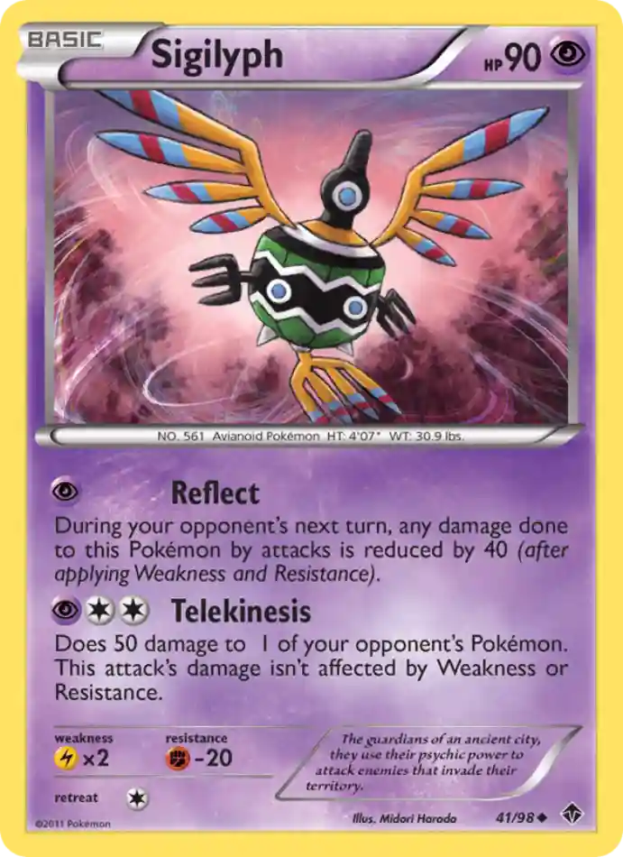 sigilyph-uncommon-emerging-powers-041-98-pokemon-karti.webp Sigilyph - Uncommon - Emerging Powers - 041/98 - Pokemon Kartı - Görsel 1